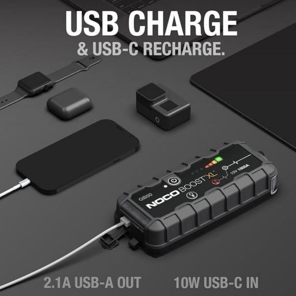 NOCO Boost XL GB50 1500A 12V portable lithium battery jump starter New - Picture 11 of 11